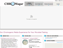 Tablet Screenshot of chromagar.com
